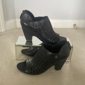 Franco Sarto black high heel sandals